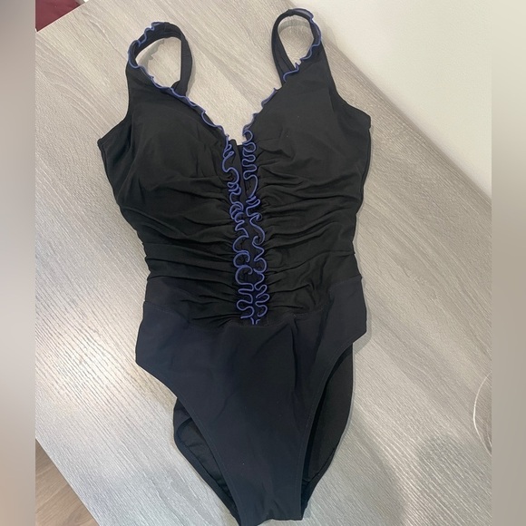 Profile by Gottex Black One-Piece Swimsuit - Picture 1 of 7